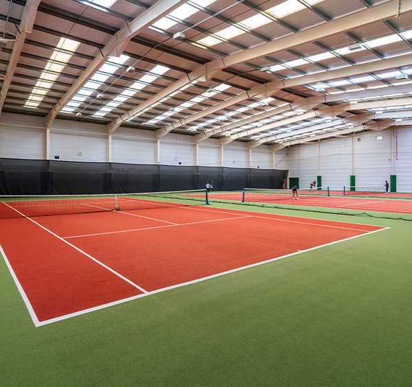 Indoor tennis courts