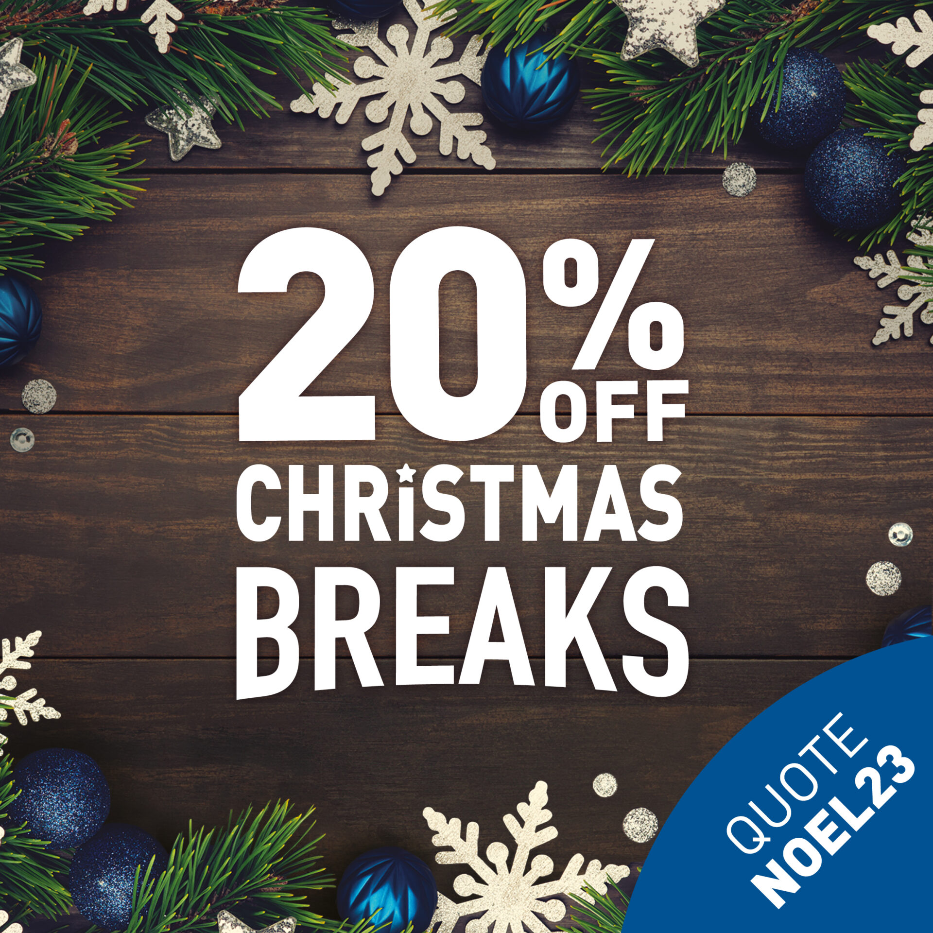 20% off christmas breaks at the Manor Resort Okehampton Devon