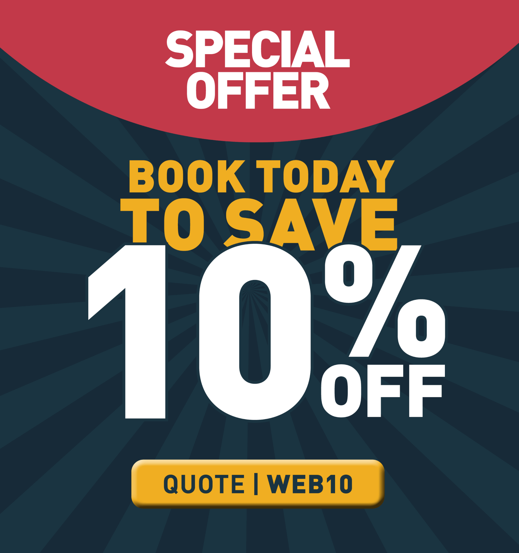 Save 10% Using Code WEB10